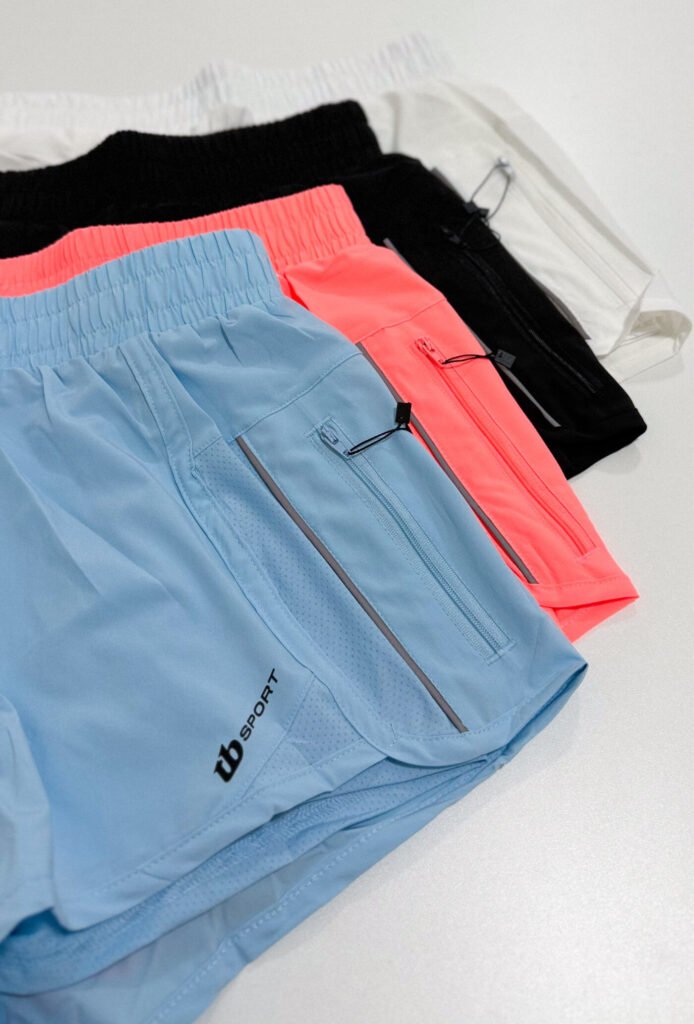 Short Duplo Feminino Friso — Ref. TB612